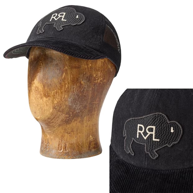 더블알엘 버팔로 메쉬 트러커 캡 새제품