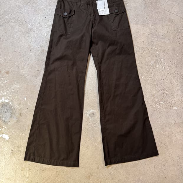 Brown flare pants 