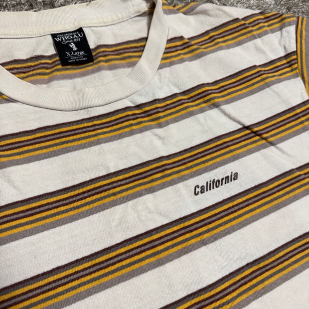 [XL] WHO.A.U 후아유 반팔 스웻셔츠