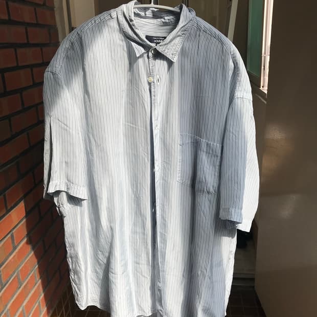 꼼데가르송 옴므 큐프라 반팔 셔츠 M 2025