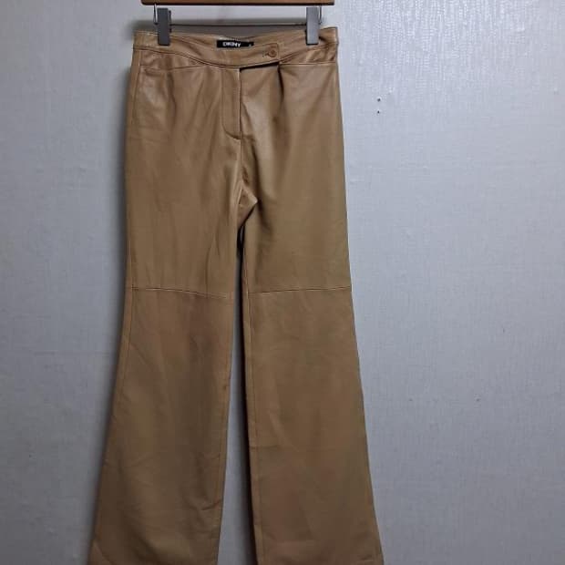 일본빈티지 DKNY 디케이엔와이 여성 양가죽팬츠 리얼 램스킨 안감유 26