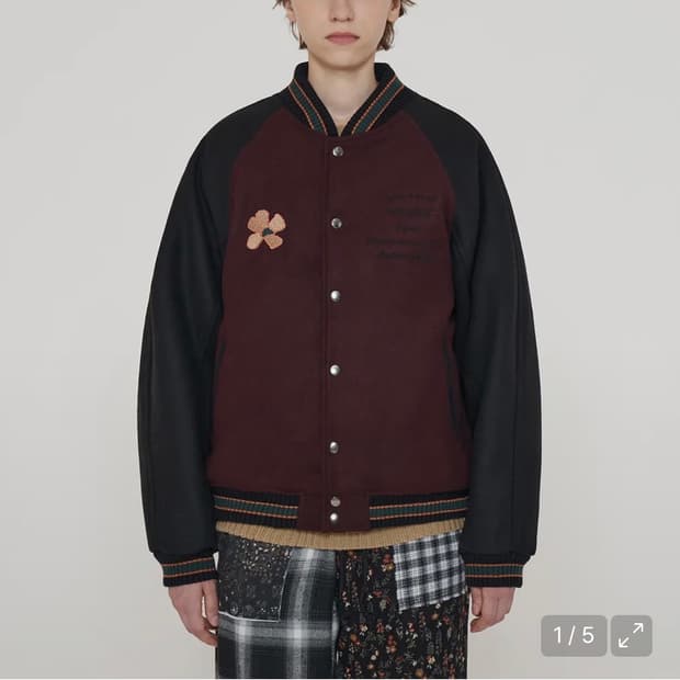 어널로이드 바시티 자켓