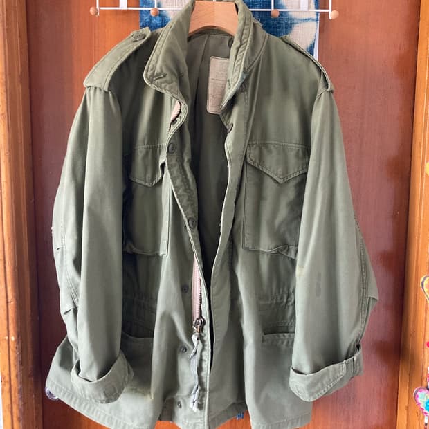 빈티지 밀리터리 자켓