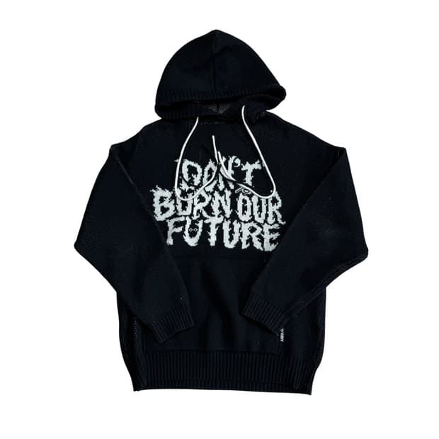 아조바이아조 니트 후드