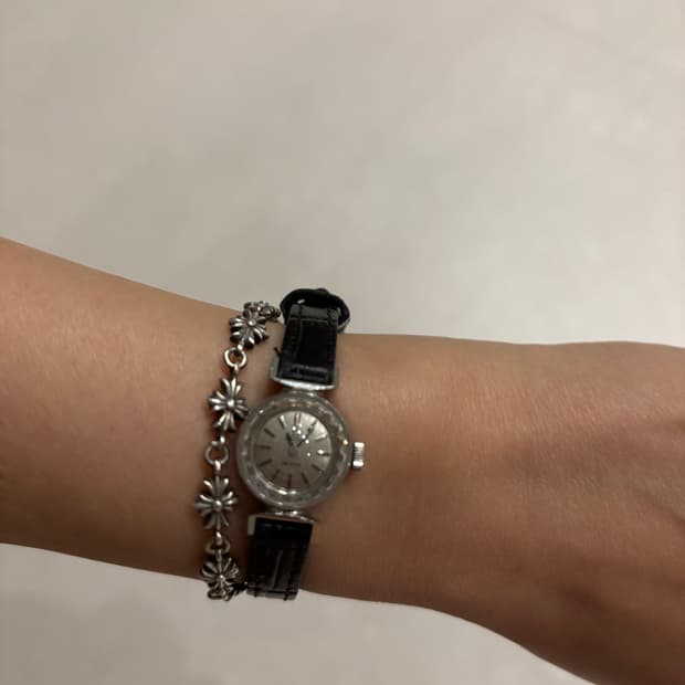 오메가 드빌 다이아몬드 컷 여성용 시계