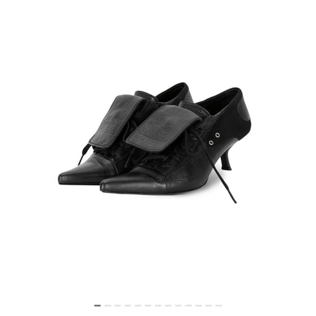 [보헴서] SNEAKER STILETTO HEELS, BLACK