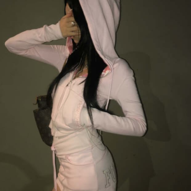 포어링 베베 카고 트레이닝 셋업 핑크