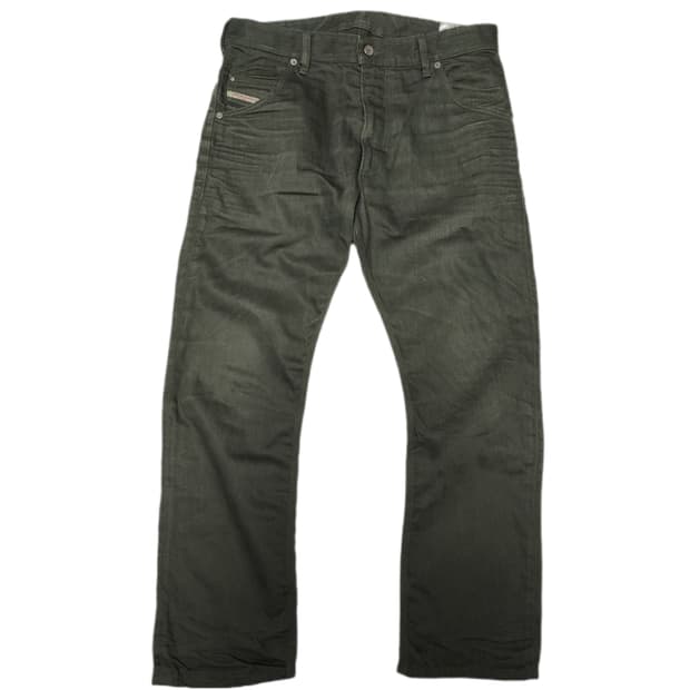 디젤 크루리 레귤러 슬림 워크웨어 아메카지 카키팬츠