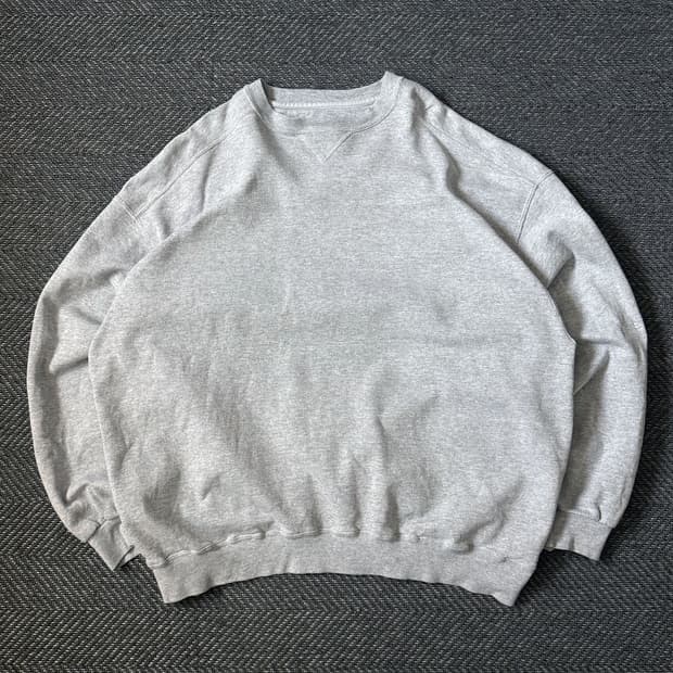 90s USA 엘엘빈 x 러셀 애슬레틱 블랭크 스웻셔츠 (110)