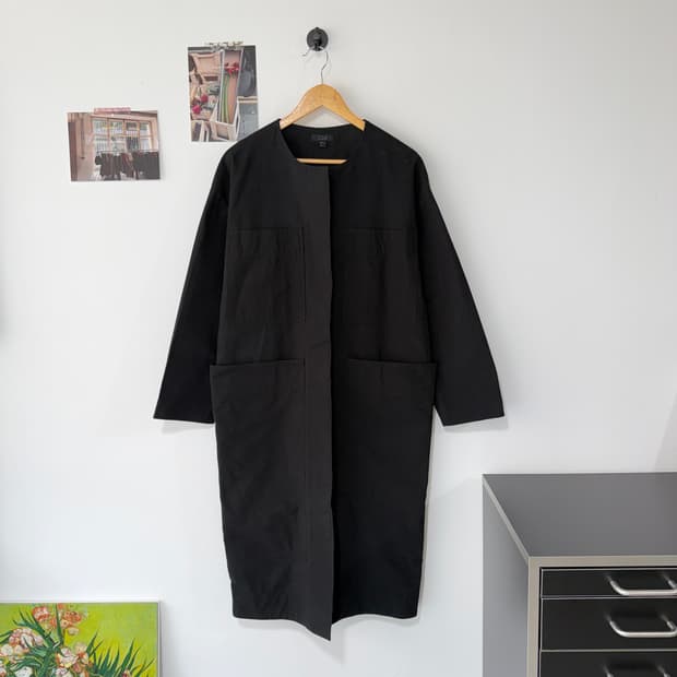 [34] COS 코스 라운드넥 코튼 코트