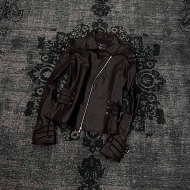 Manuel luciano asymmetry bondage leather