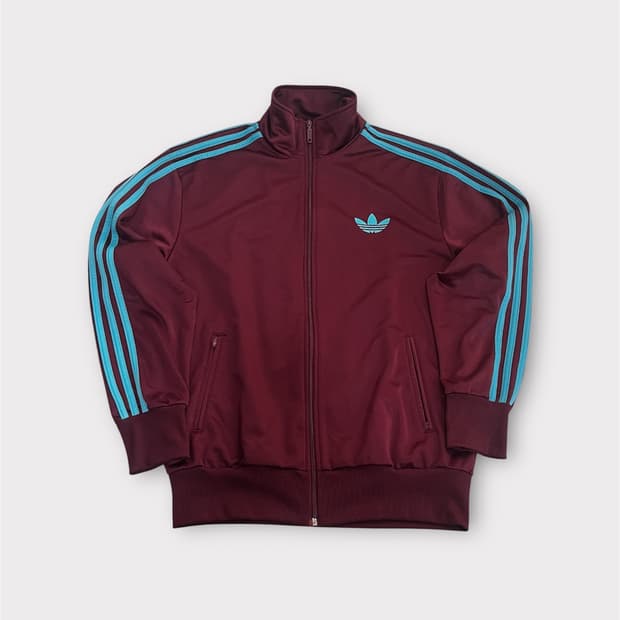 아디다스 파이어버드 버건디민트 져지 트랙탑 105