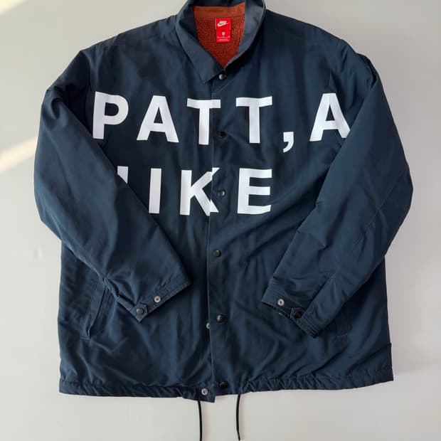 나이키 x 파타 코치자켓 다크옵시디언 XL