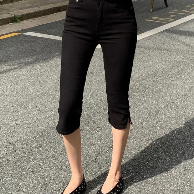 7부 카프리 팬츠