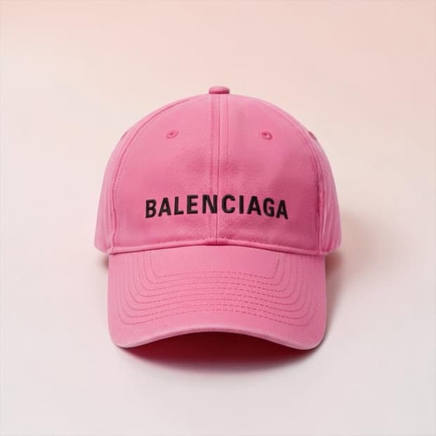 L(58)/ 발렌시아가 로고 엠브로이더리 베이스볼 캡