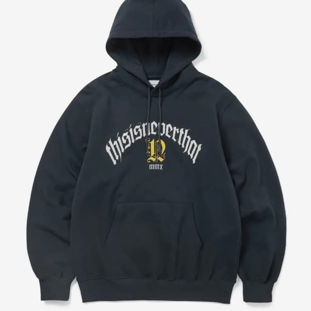 디스이즈네버댓 네이비 후드티