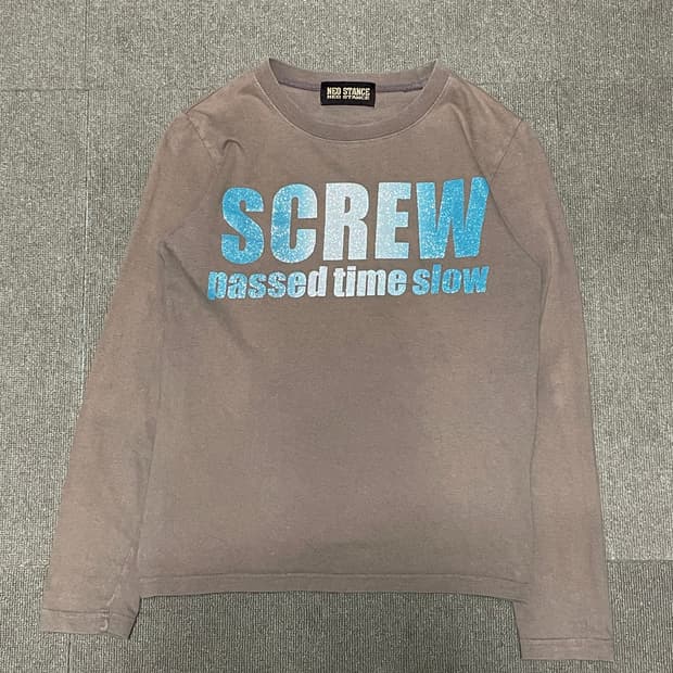 네오스탠스 프린팅 롱슬리브 티셔츠