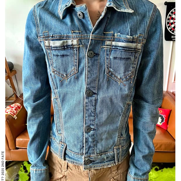 YANUK ヤヌーク Japan Detail Denim Jakcet
