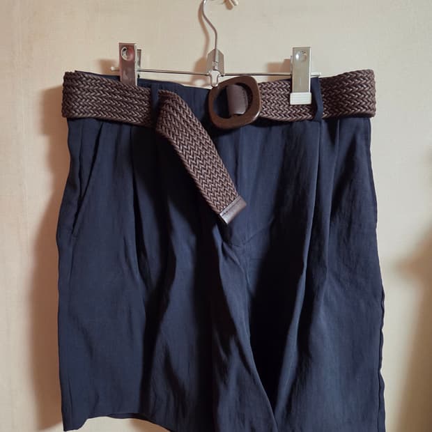 자라 네이비 반바지 L 벨트 포함