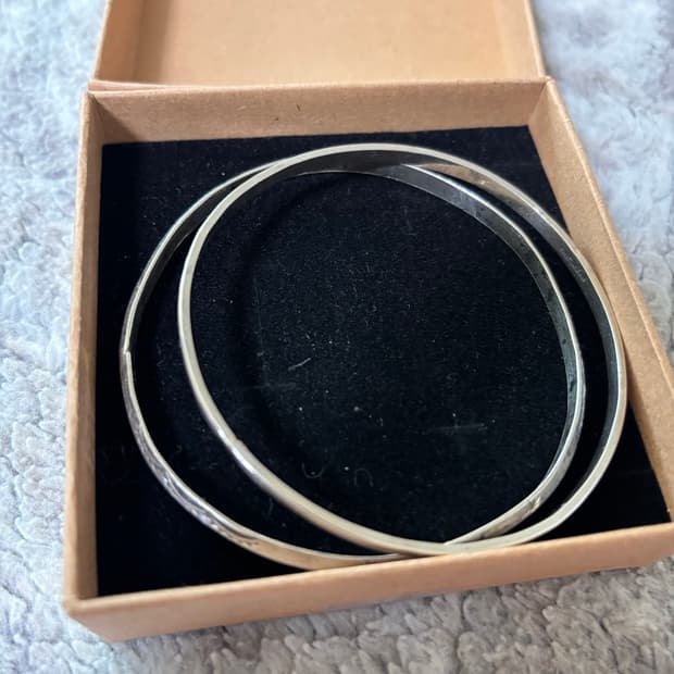 [2pcs] 빈티지 네이티브 아메리칸 주얼리 나바호 뱅글