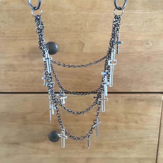Vkei Cross-layered Necklace