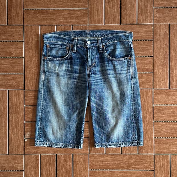 Edwin 503 cotton denim shorts