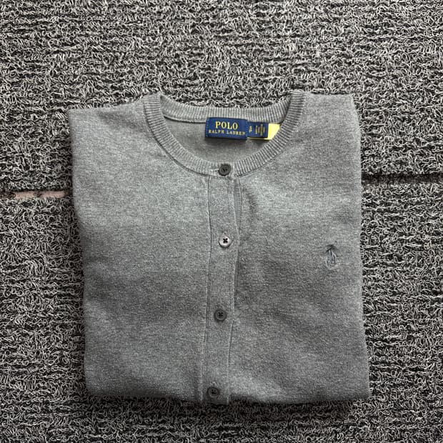 폴로 랄프로렌 신형 라운드넥 피마 코튼 가디건 2349