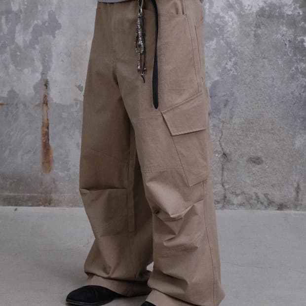다이브인 VERN CARGO PANTS V2 (OLIVE BEIGE)