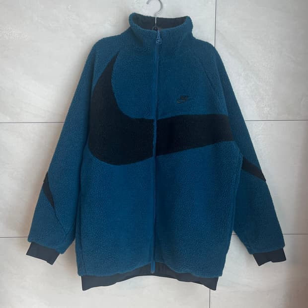 나이키 빅 스우시 리버시블 플리스 자켓 [해외:S 105권장]