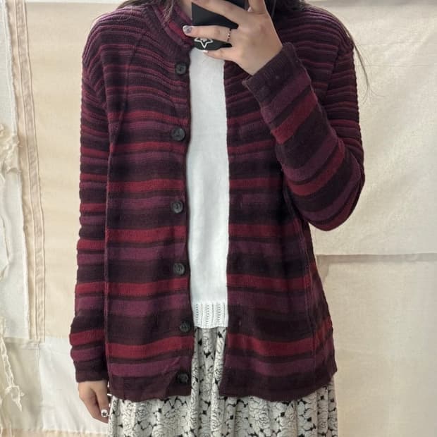 hippie wool cardigan