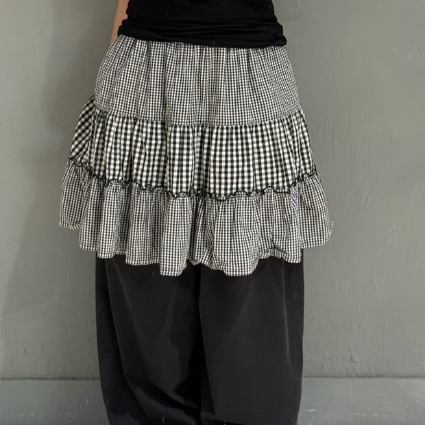 check pattern can-can midi sk