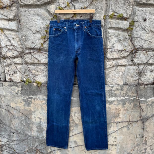 70s lee 빈티지 200 talon지퍼 웨스턴 워싱 데님 팬츠 32