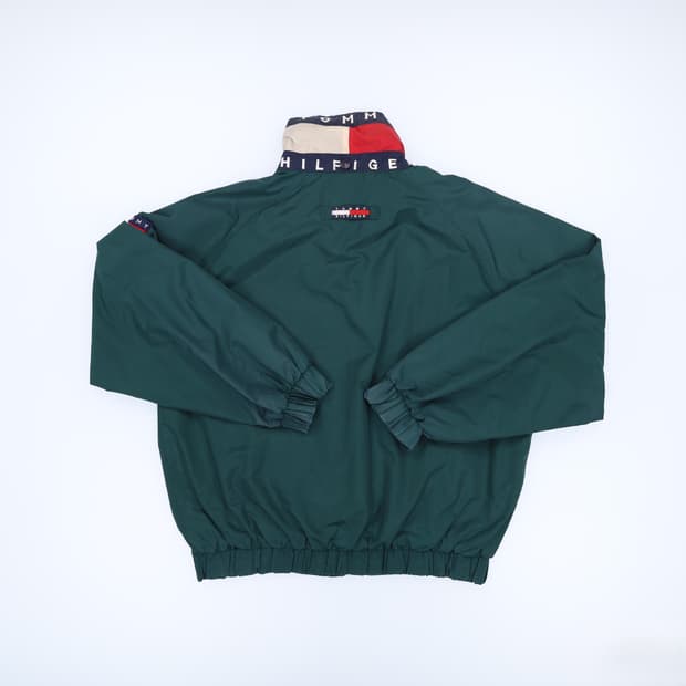 [XL] 타미힐피거 90s 올드스쿨 빈티지 바람막이 자켓 N6810