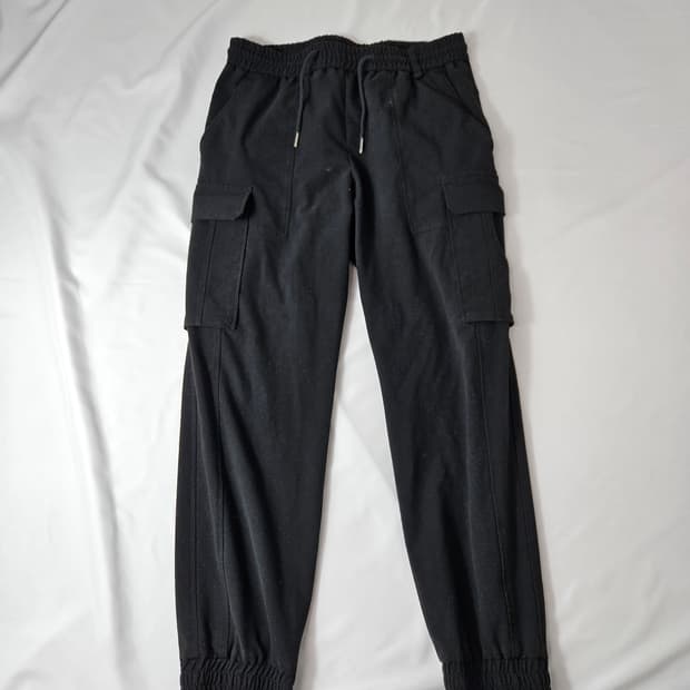 타임옴므 남성 카고 조거팬츠 트레이닝 릴렉스핏 32 솔리드옴므 한섬
