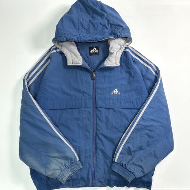 90‘s 아디다스 후드 봄버자켓