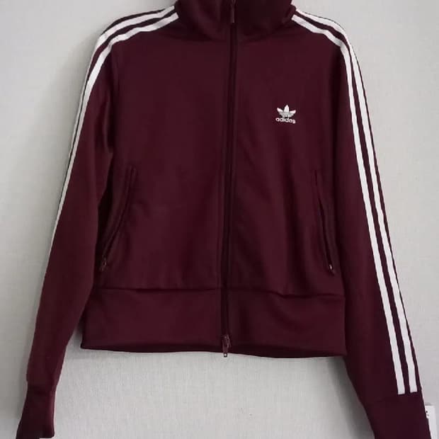 아디다스 파이어버드 IB7406 버건디 트랙탑 저지 져지집업 85/XS