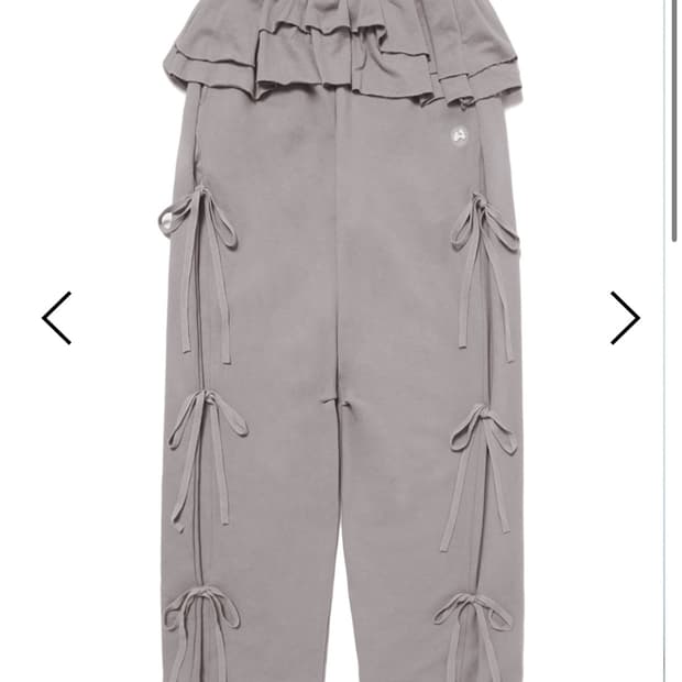 허그유어스킨 프릴 바지