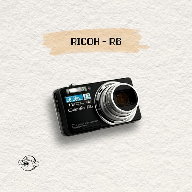 [📸리코감성] RICOH 리코 카프리오 R6 레트로 디지털 카메라