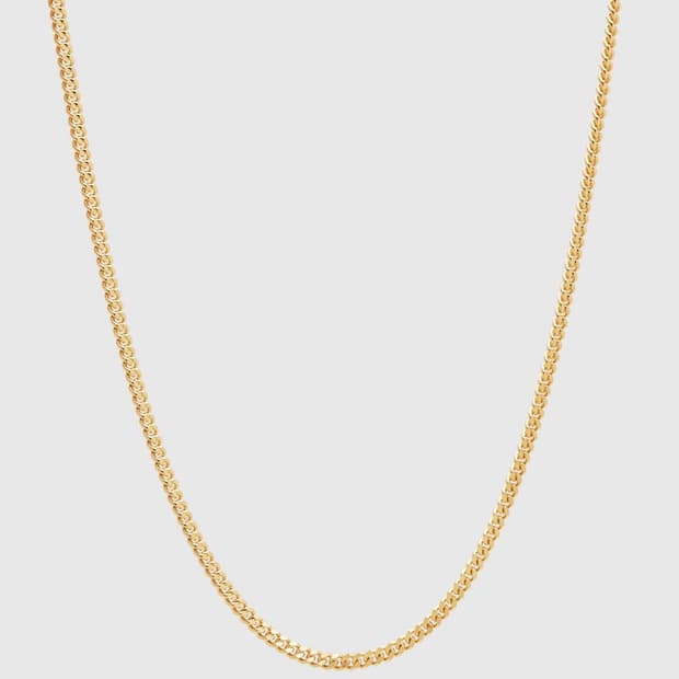 톰우드(tomwood) Curb Chain M Gold 18 inches