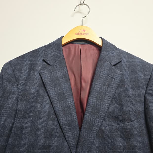 캠브릿지 체크무늬 남성 자켓 모100%