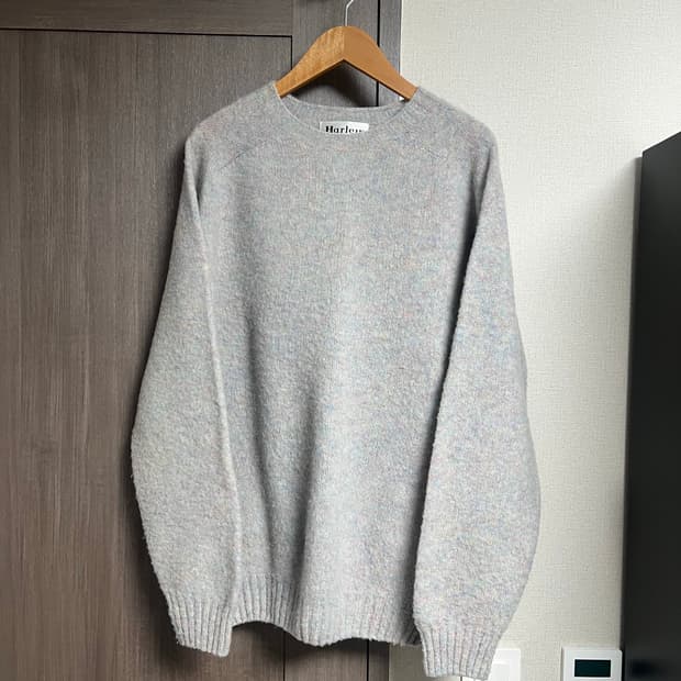 할리오브스코틀랜드 쉐기독니트 우기펄 XL