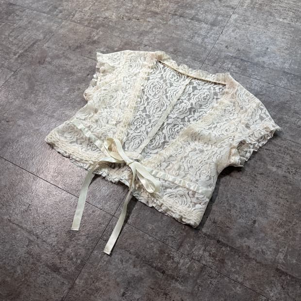 레이스 타이 볼레로