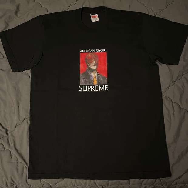 Supreme American Psycho 티셔츠