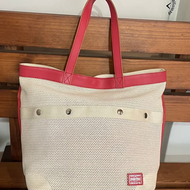 요시다 포터 토트백 레드 