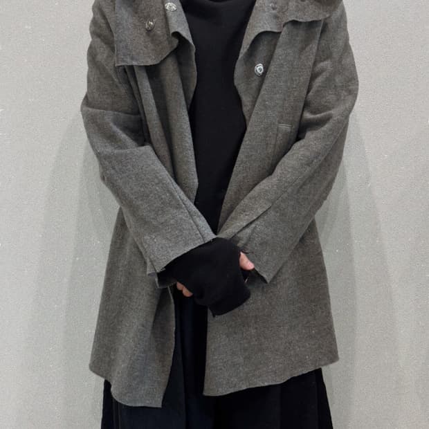 요지야마모토 08aw 비대칭 코트 가디건