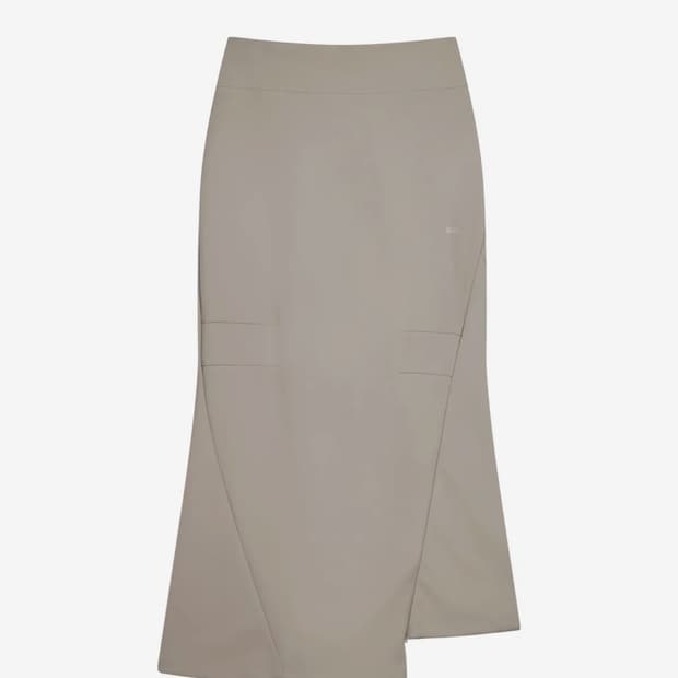 Ojos 오호스 Asymmetric Mermaid Jersey Skirt