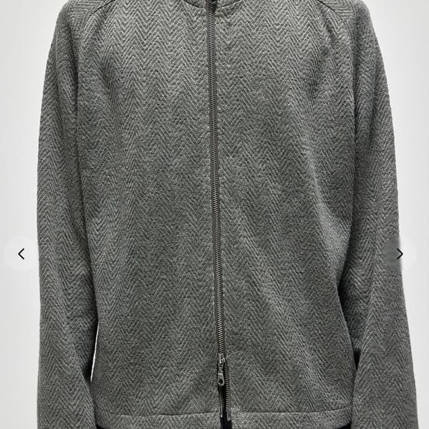 HERRINGBONE JACQUARD ZIP UP L사이즈