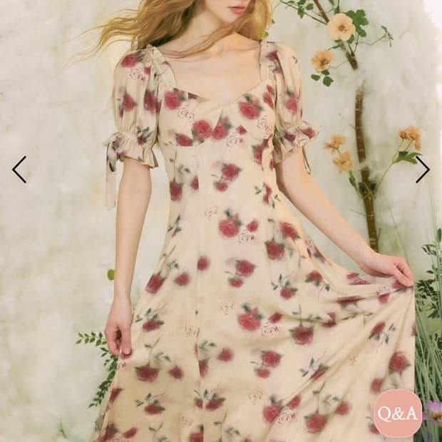 신스덴 로사하트넥 롱원피스m