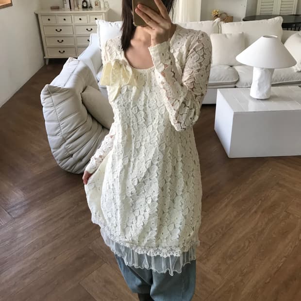 vintage lace one-piece