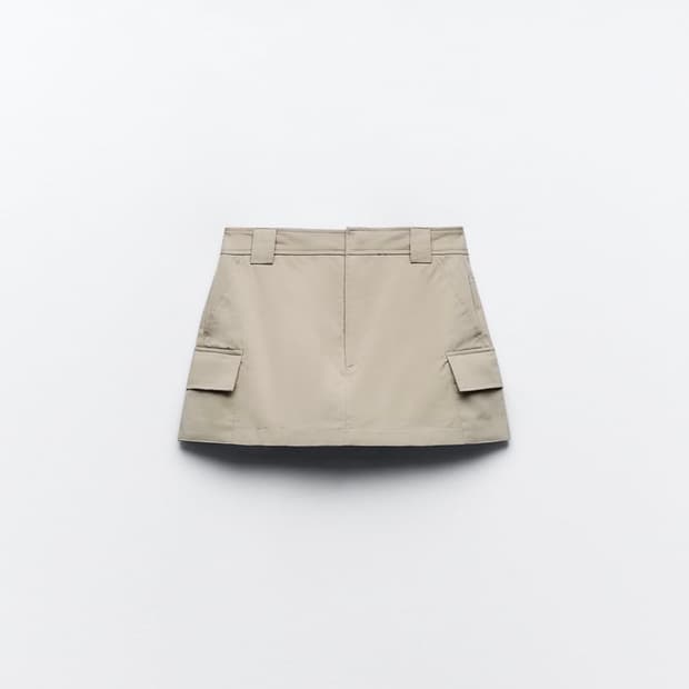 Zara 자라 카고 포켓 스커트 팬츠 치마바지
